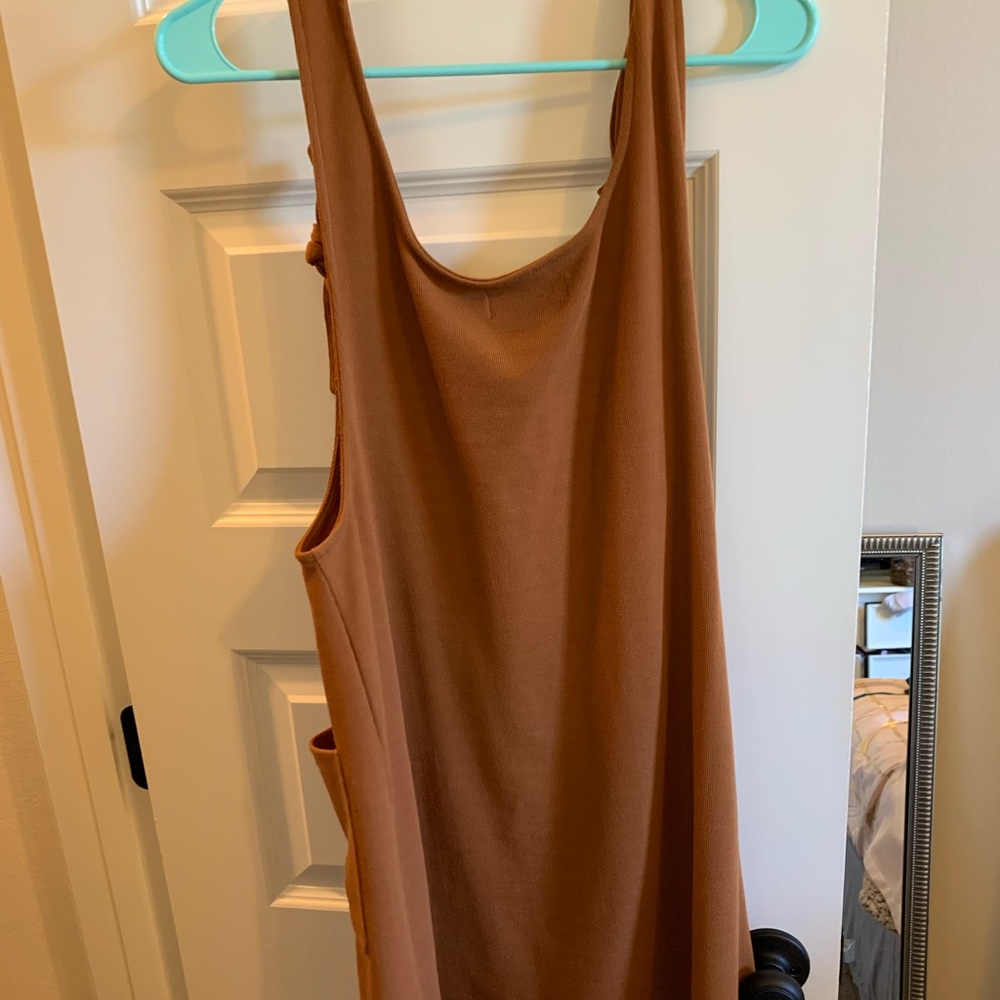 Piper and Scoot overall ribbed dress